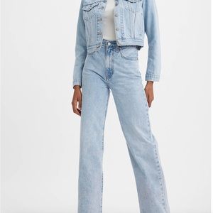 levi's ribcage straight jeans